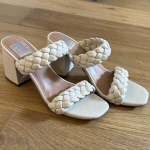 Dolce Vita cream block heels